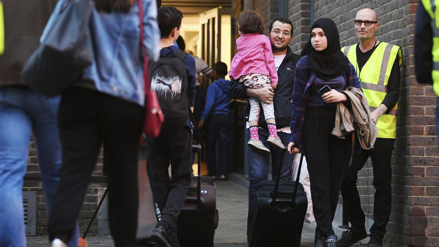 Gli inquilini sono stati evacuati immediatamente