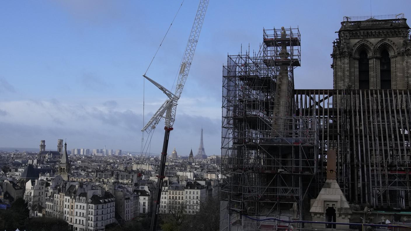 La riapertura di Notre Dame prevista per il prossimo anno
