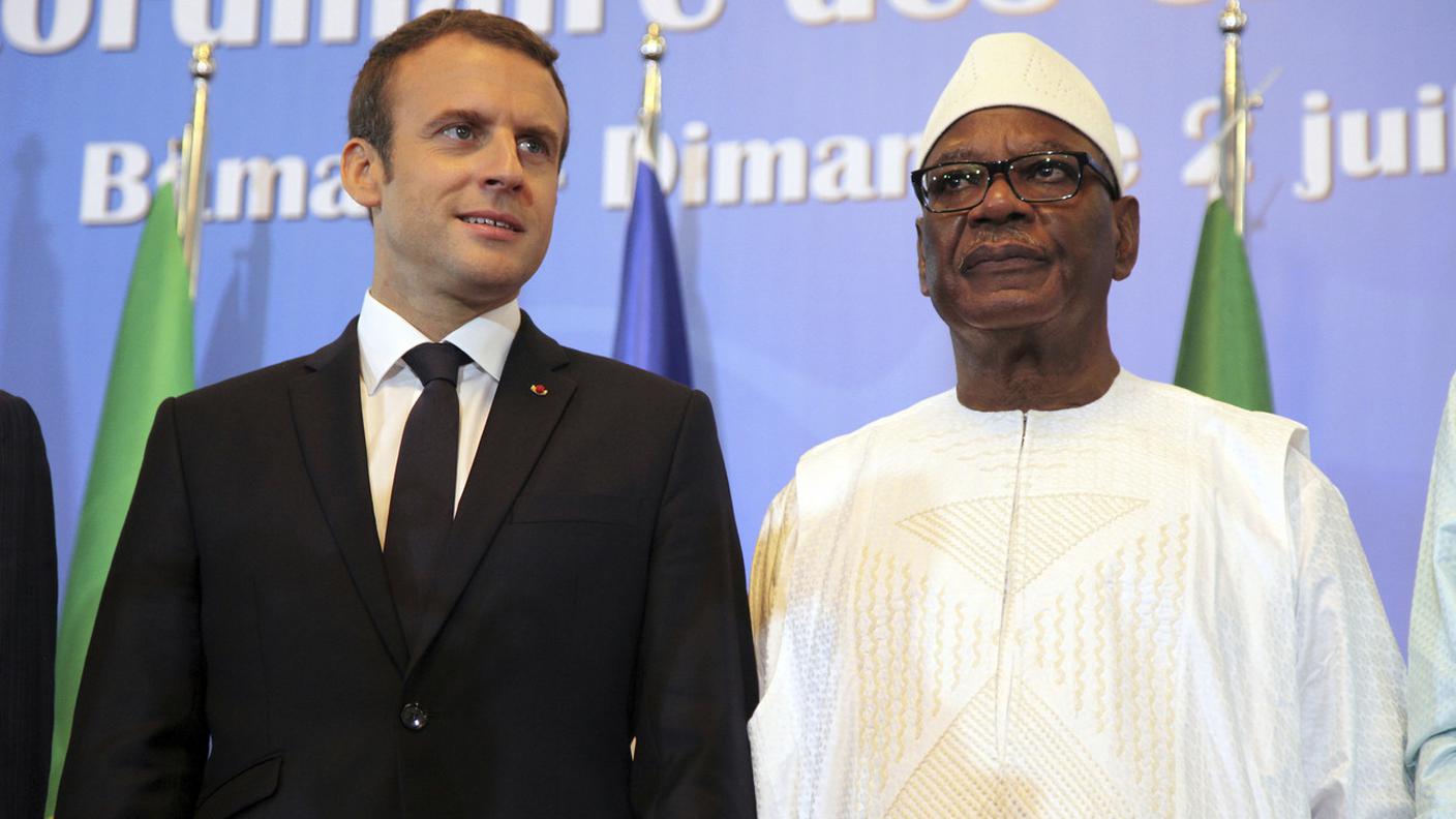 Con il presidente Ibrahim Boubacar Keita