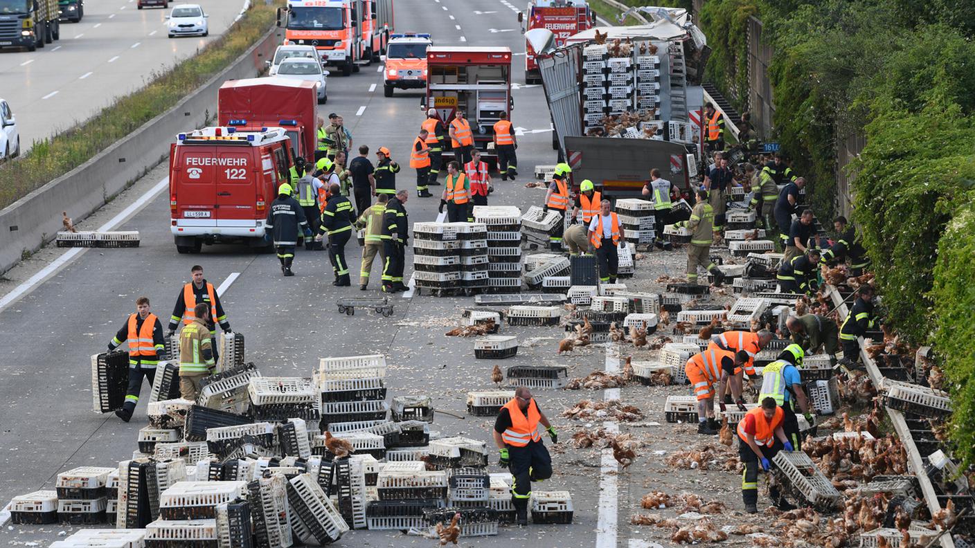 Caos sull'autostrada