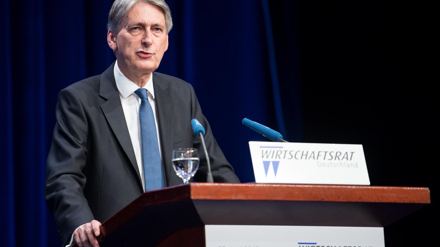 Il Cancelliere dello Scacchiere Philip Hammond