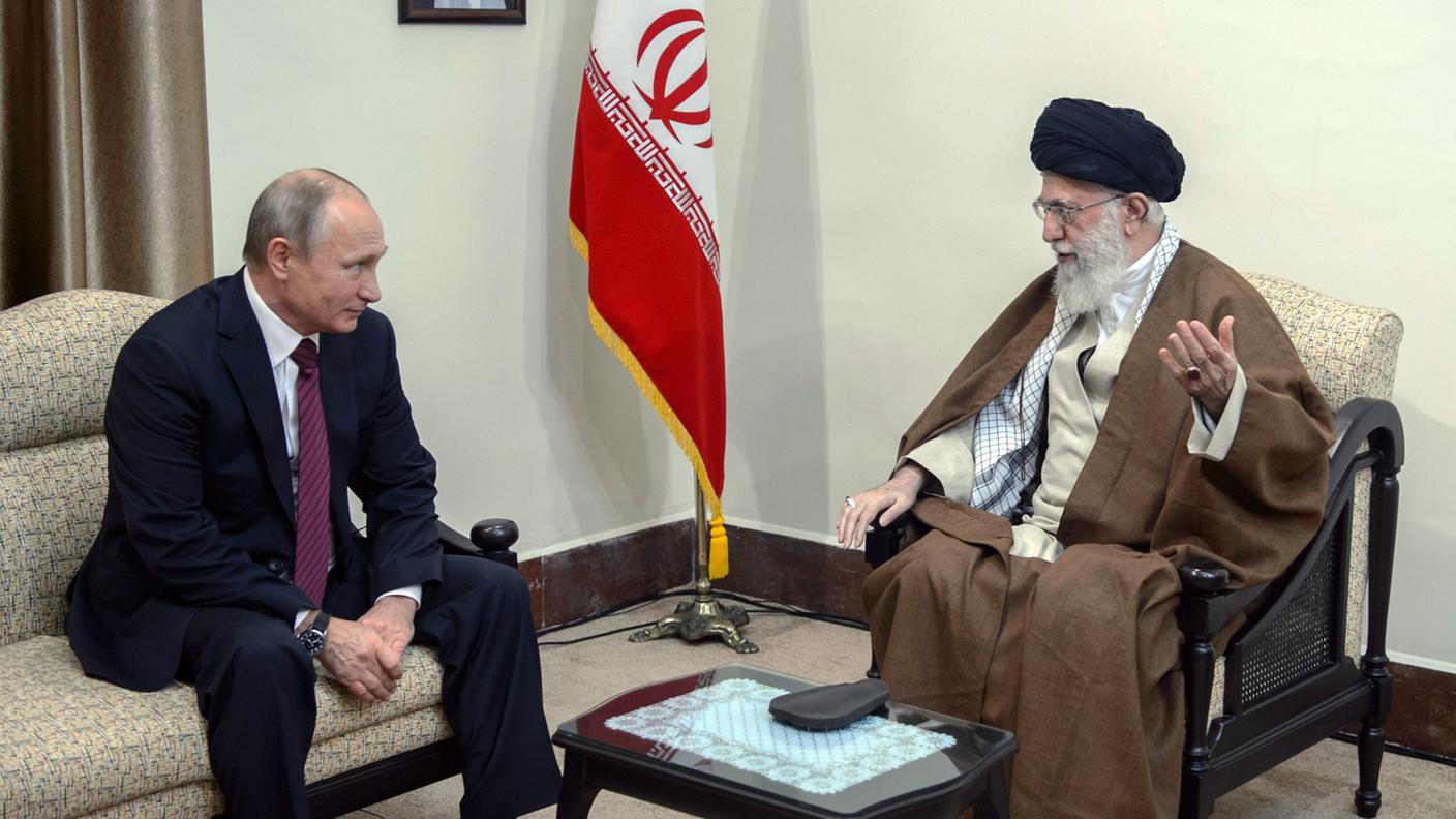Putin Khamenei Iran Russia Brics