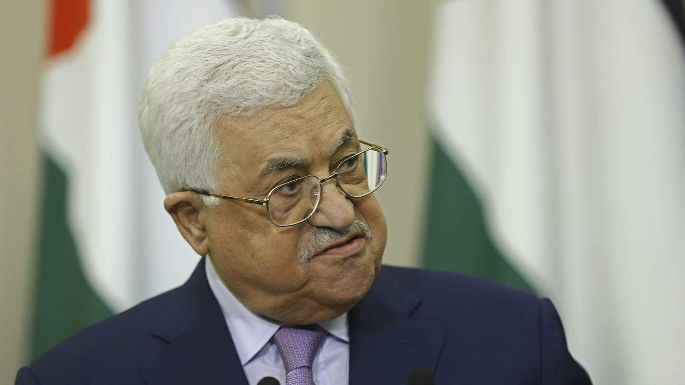 Il presidente palestinese Mahmud Abbas