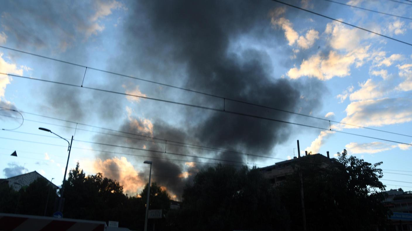 La ditta colpita ha un'area di sessantamila metri quadri 