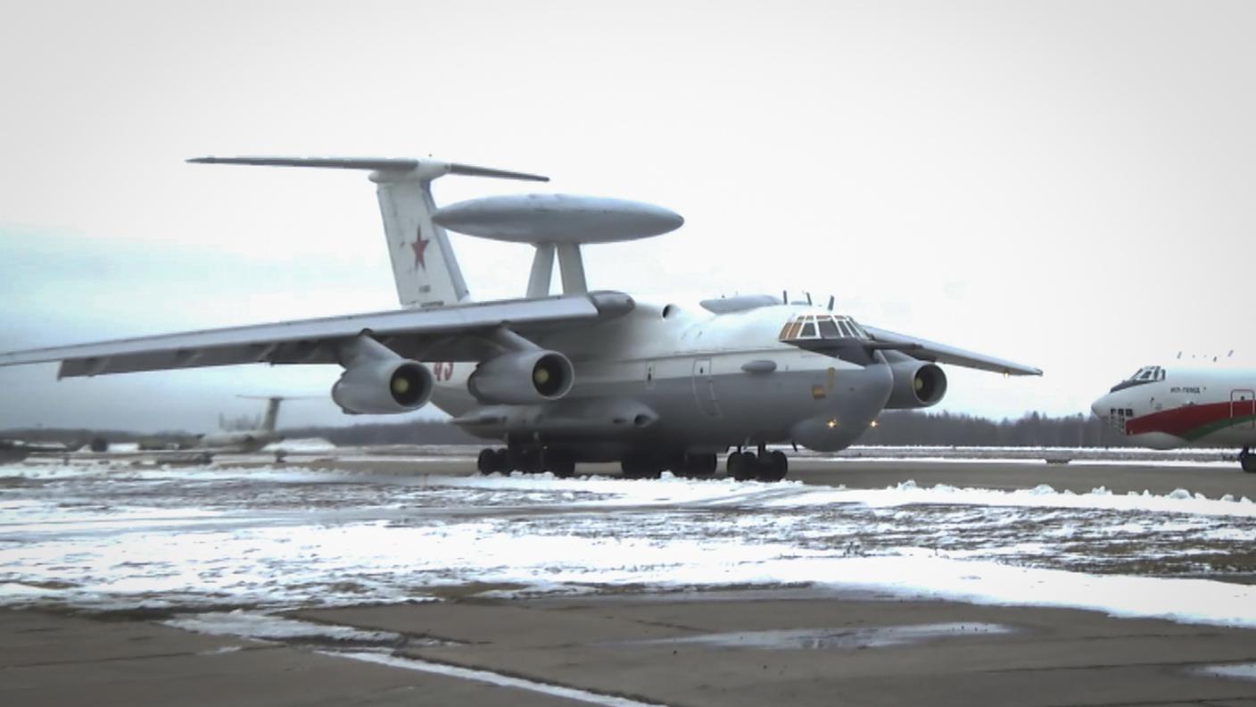 Un aereo A-50 russo simile a quello abbattuto dagli ucraini