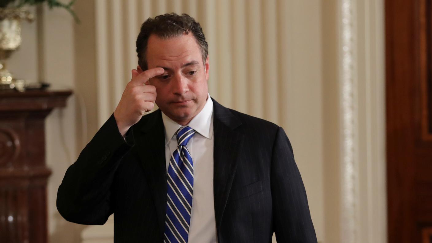 Reince Priebus non è più capo dello staff