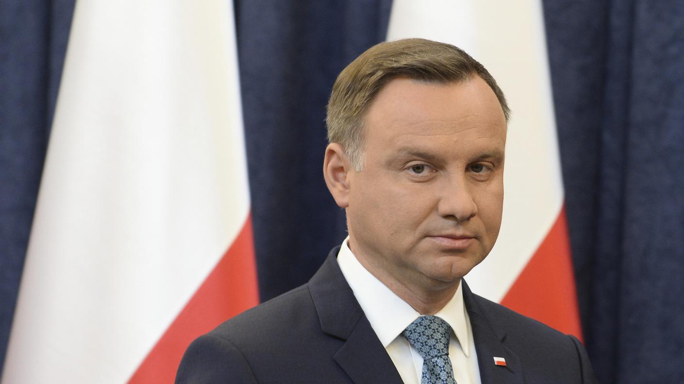 Il presidente polacco Andrzej Duda