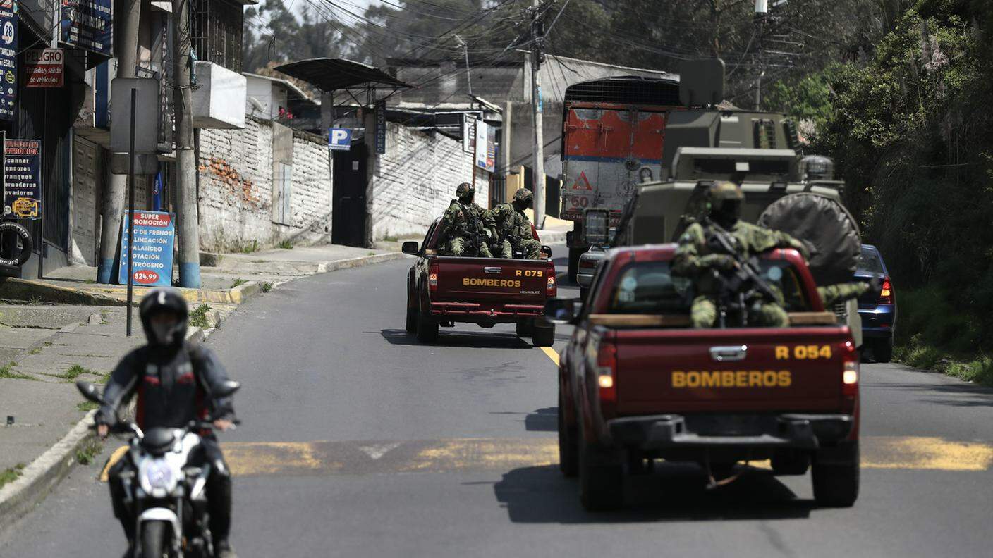 Le forze armate hanno realizzato in Ecuador 18'108 operazioni da quando è stato dichiarato lo stato d'emergenza il 9 gennaio