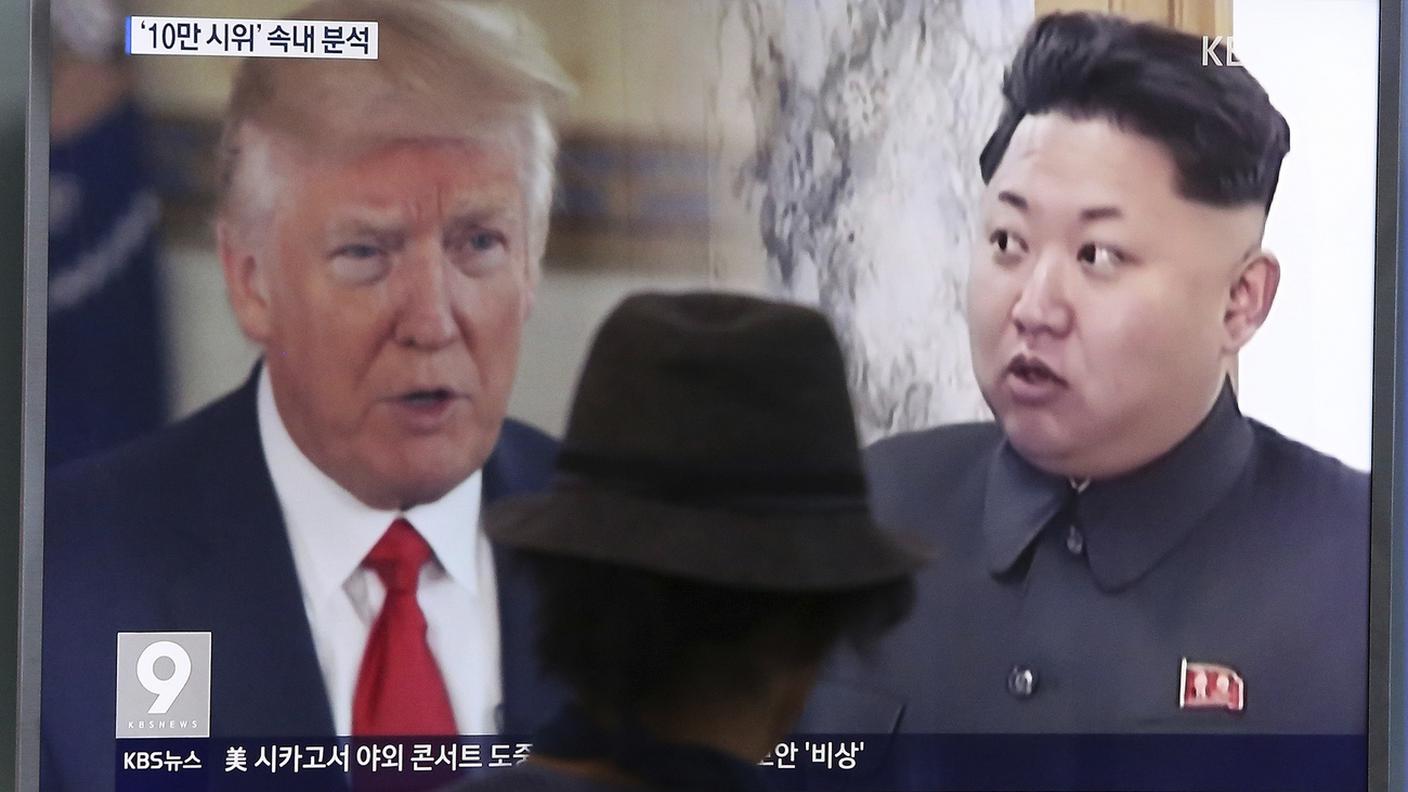 Il presidente USA Donald Trump e il leader nordcoreano Kim Jong-un