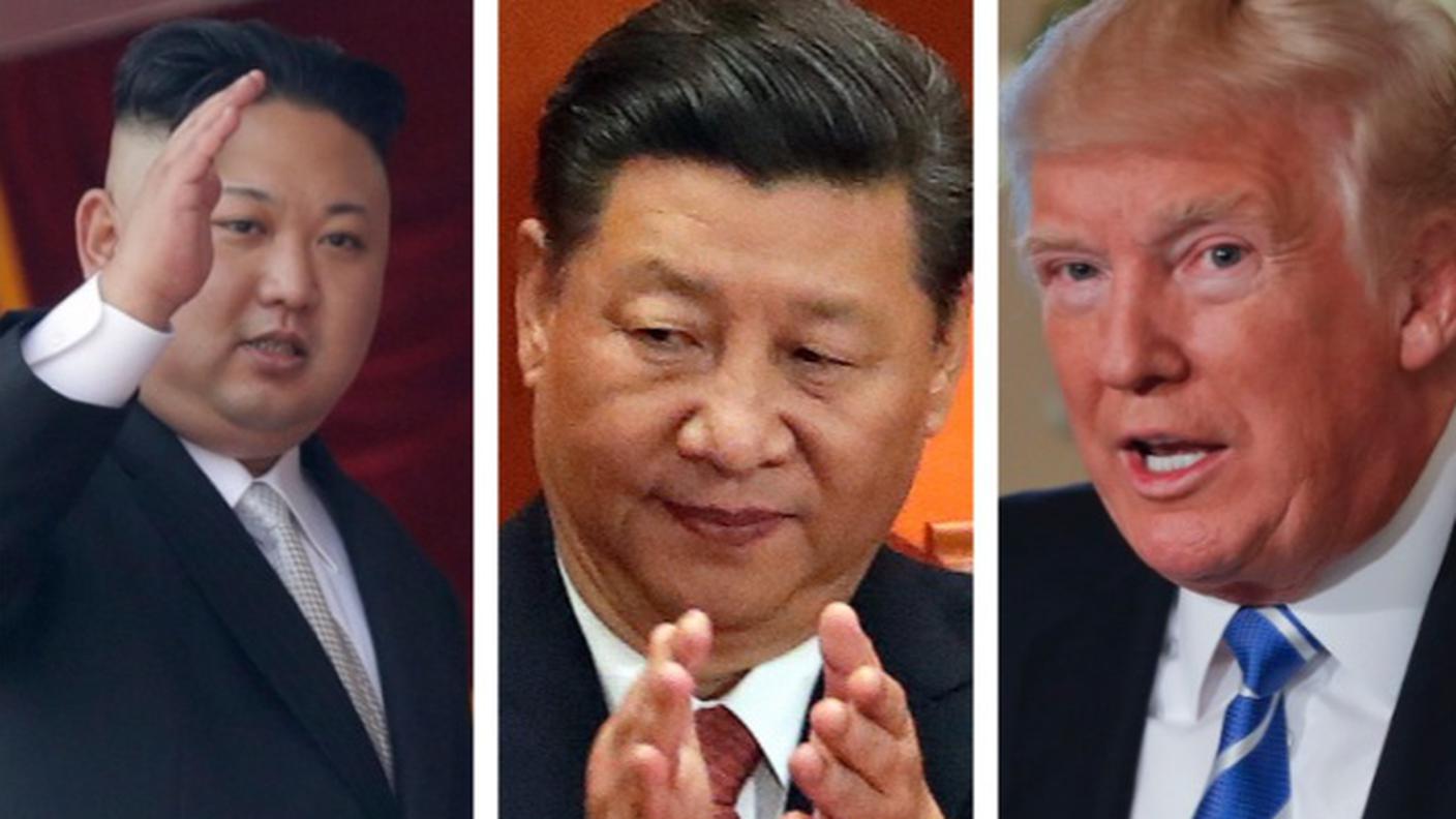 Kim, Xi e Trump