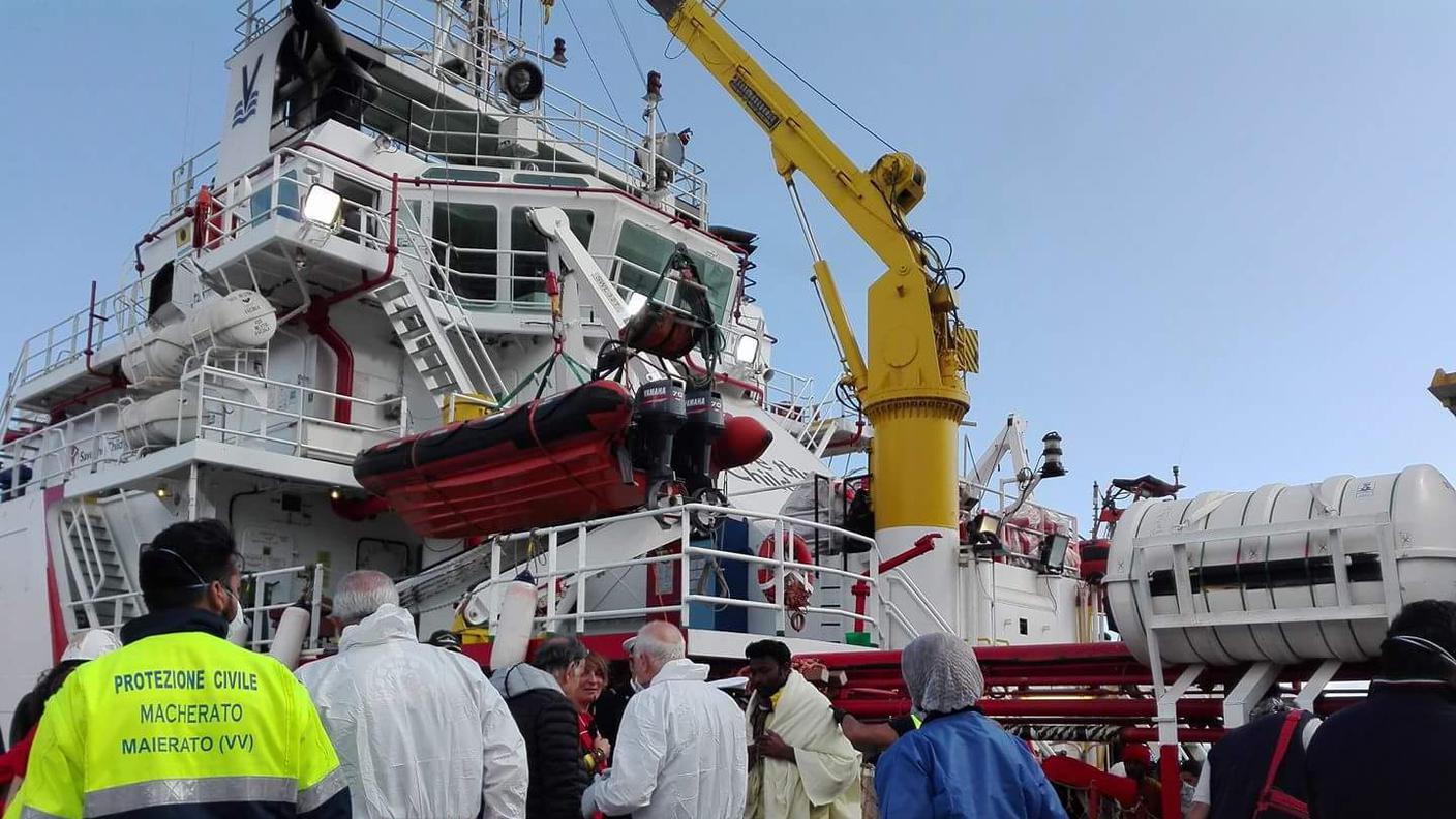 La Vos Hestia di Save The Children rimarrà non andrà in mare aperto