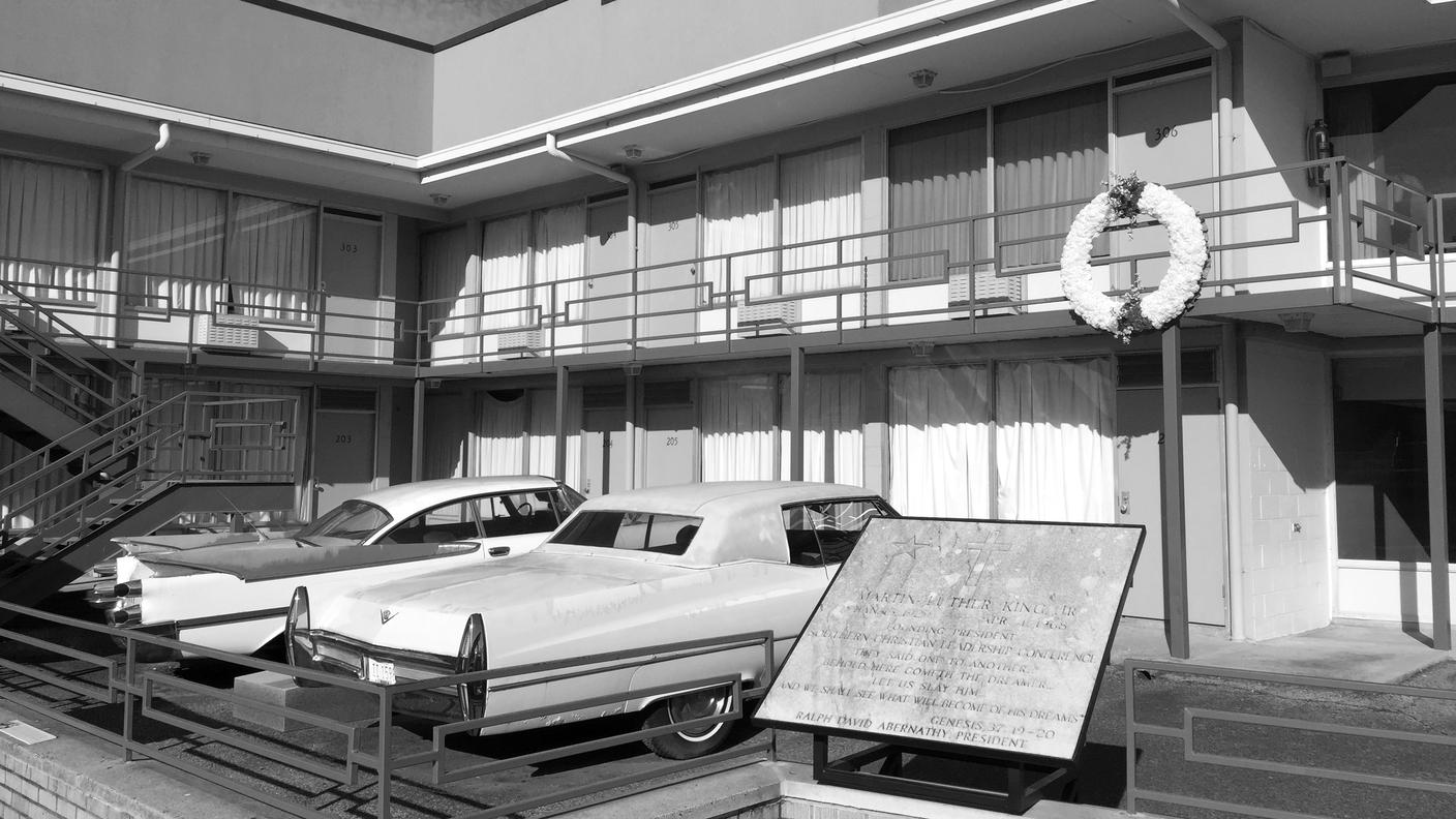 MARTIN LUTHER KING - Fu assassinato in questo motel di Memphis, poi trasformato in museo. Gli afro-americani sono ancora segregati nell'accesso al cibo