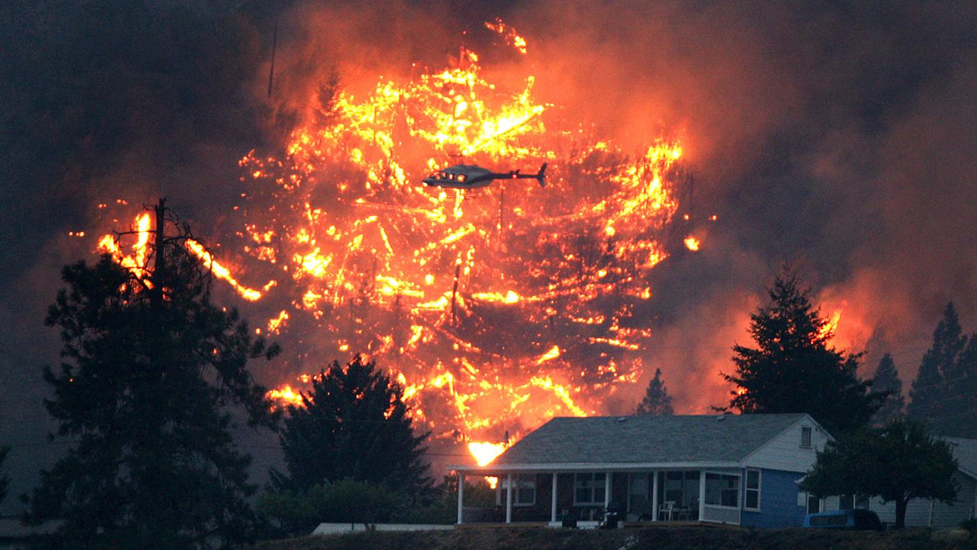 Tanti i cittadini della British Columbia evacuati per gli incendi divampati a inizio luglio.
