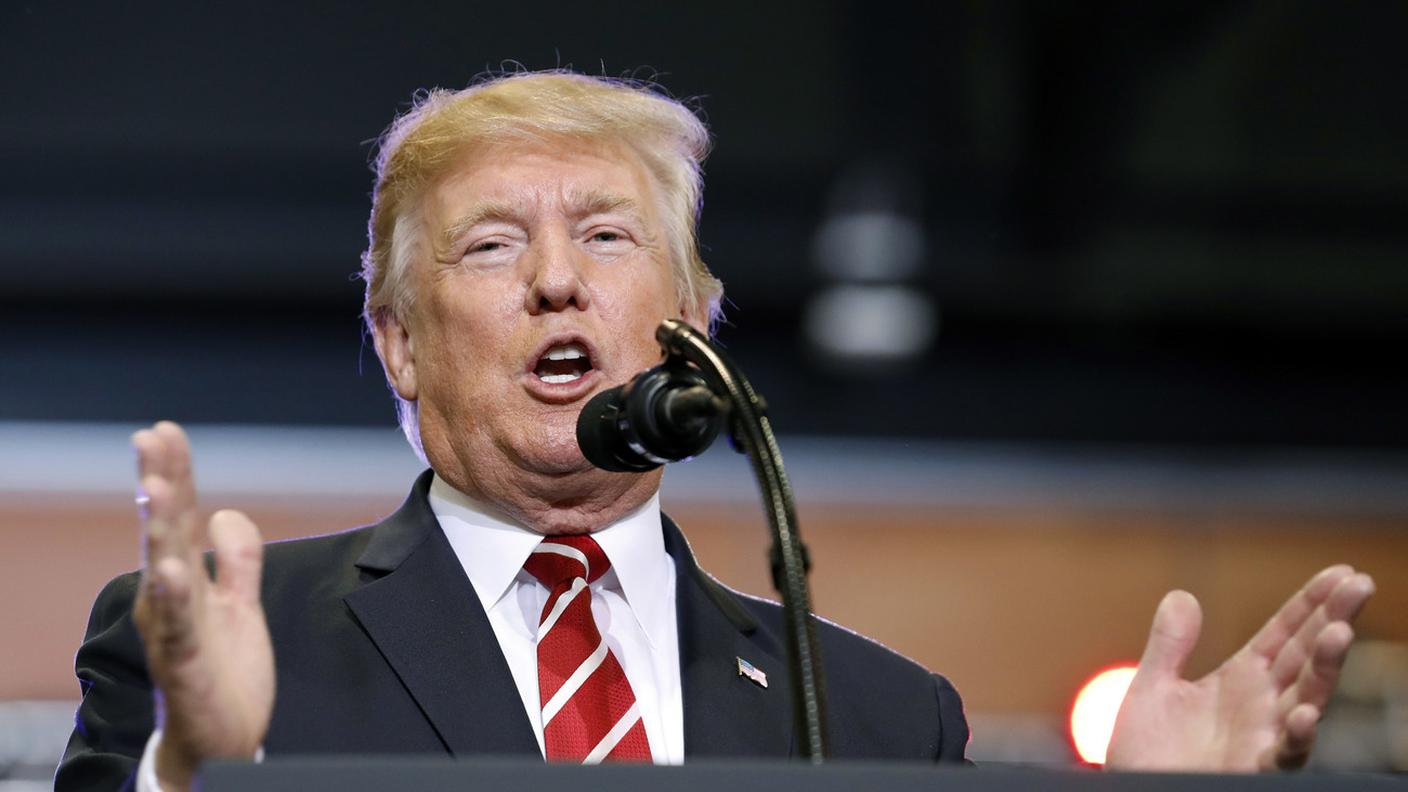 Il presidente statunitense Donald Trump
