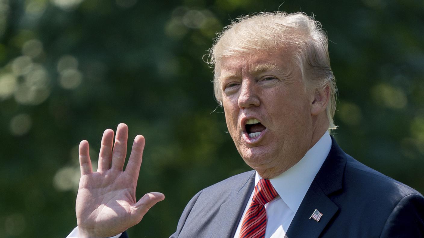 Il presidente americano Donald Trump