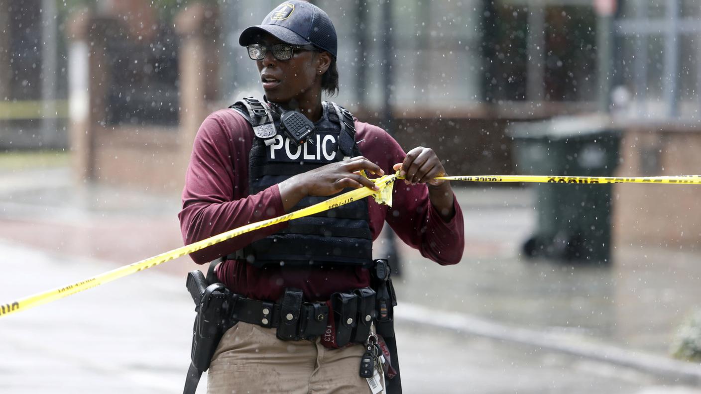 Un'immagine scattata giovedì a Charleston