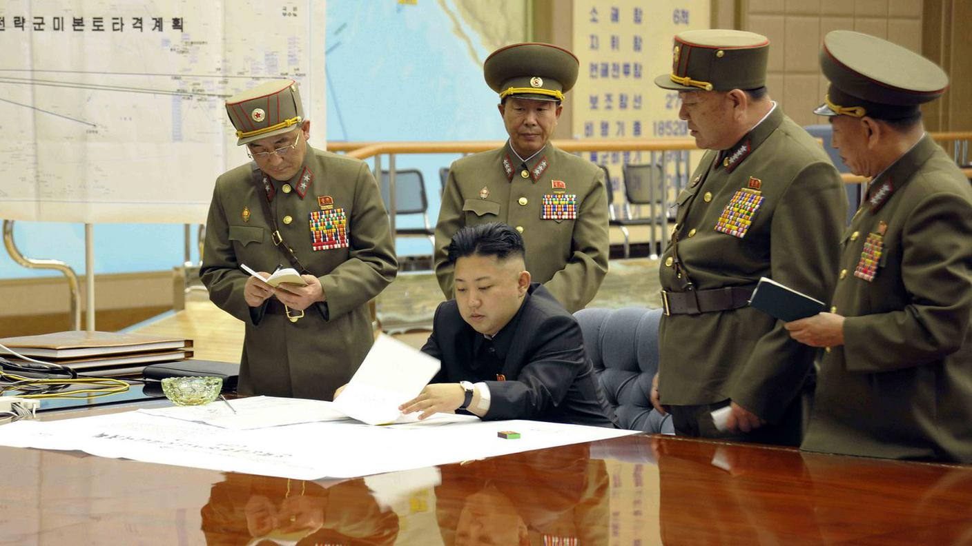 Il leader nordcoreano Kim Jong-un. Le minacce sono state estese anche all'Australia