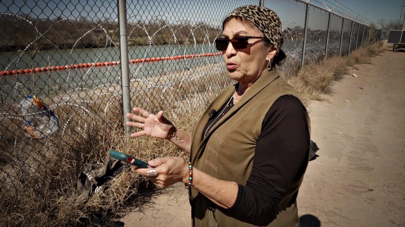 Juanita Martinez, responsabile del Partito Democratico a Eagle Pass, Texas