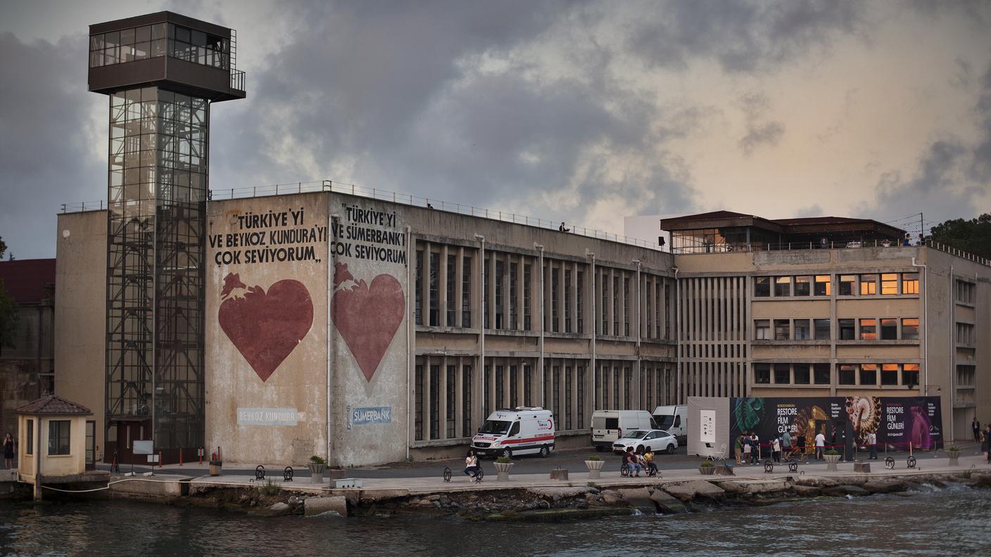 La fabbrica Kundura di Beykoz che ha ospitato la prima edizione delle giornate del cinema restaurato di Istanbul