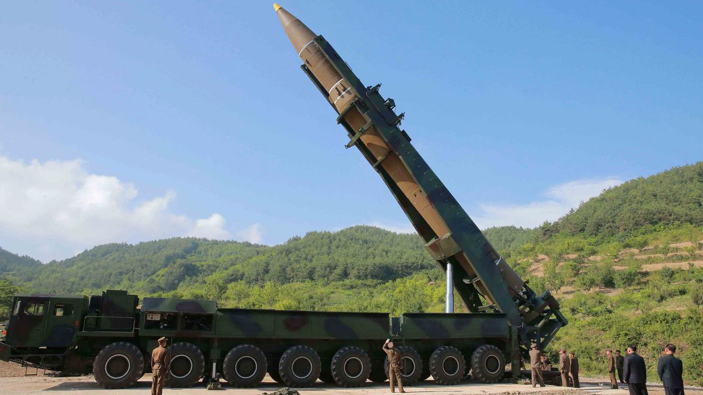 L'ordigno è partito dalla regione di Pyongyang