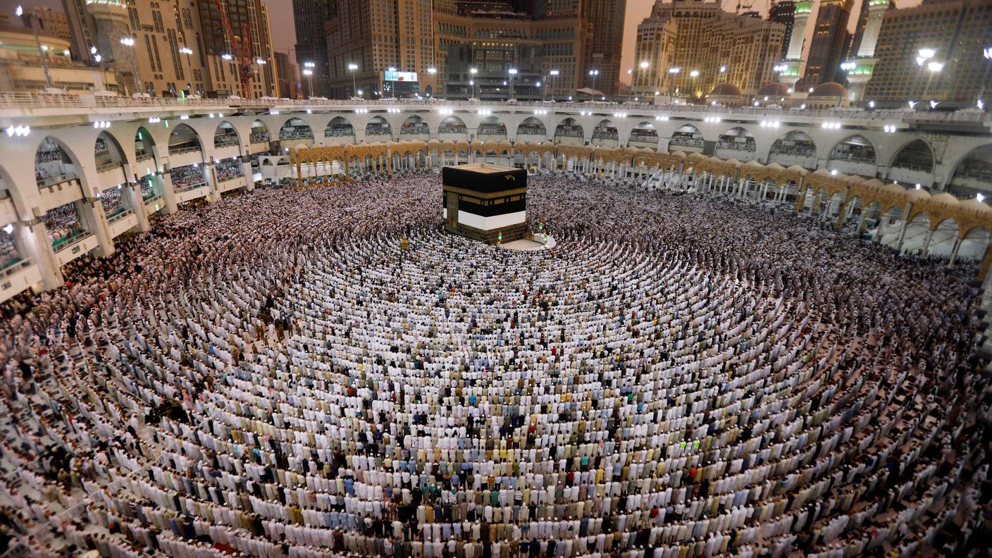 I pellegrini nella Grande Moschea 