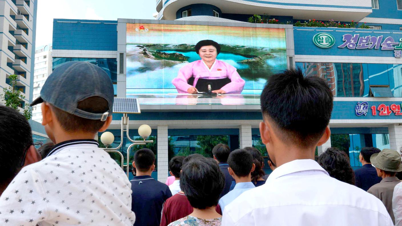 Il test nucleare è stato annunciato dalla TV nordcoreana