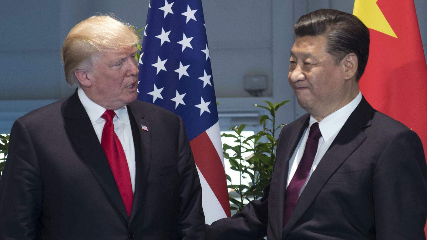 Donald Trump con il presidente cinese Xi Jinping
