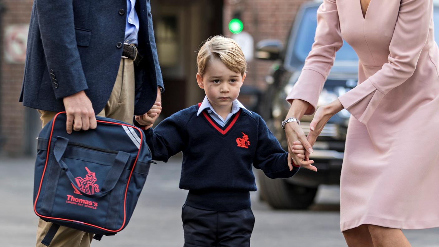 George inizia il nuovo anno scolastico nel prestigioso istituto privato Thomas’s Battersea