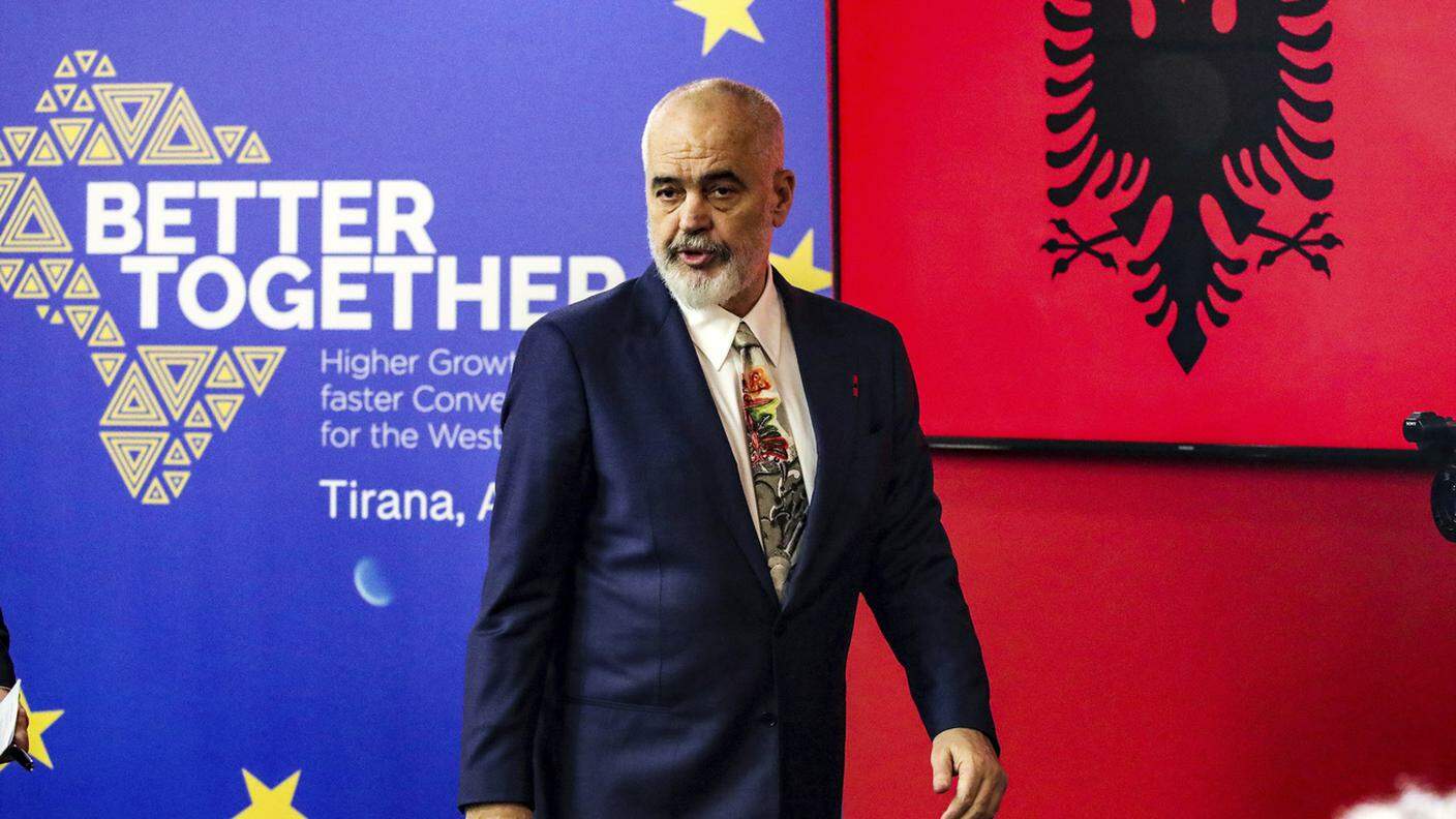 Il primo ministro albanese Edi Rama