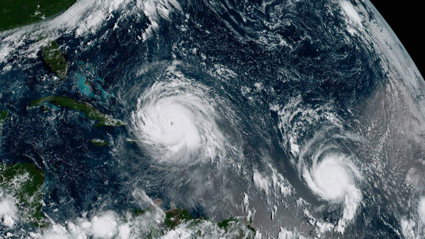 Gli uragani Irma e Jose sul Mar dei Caraibi