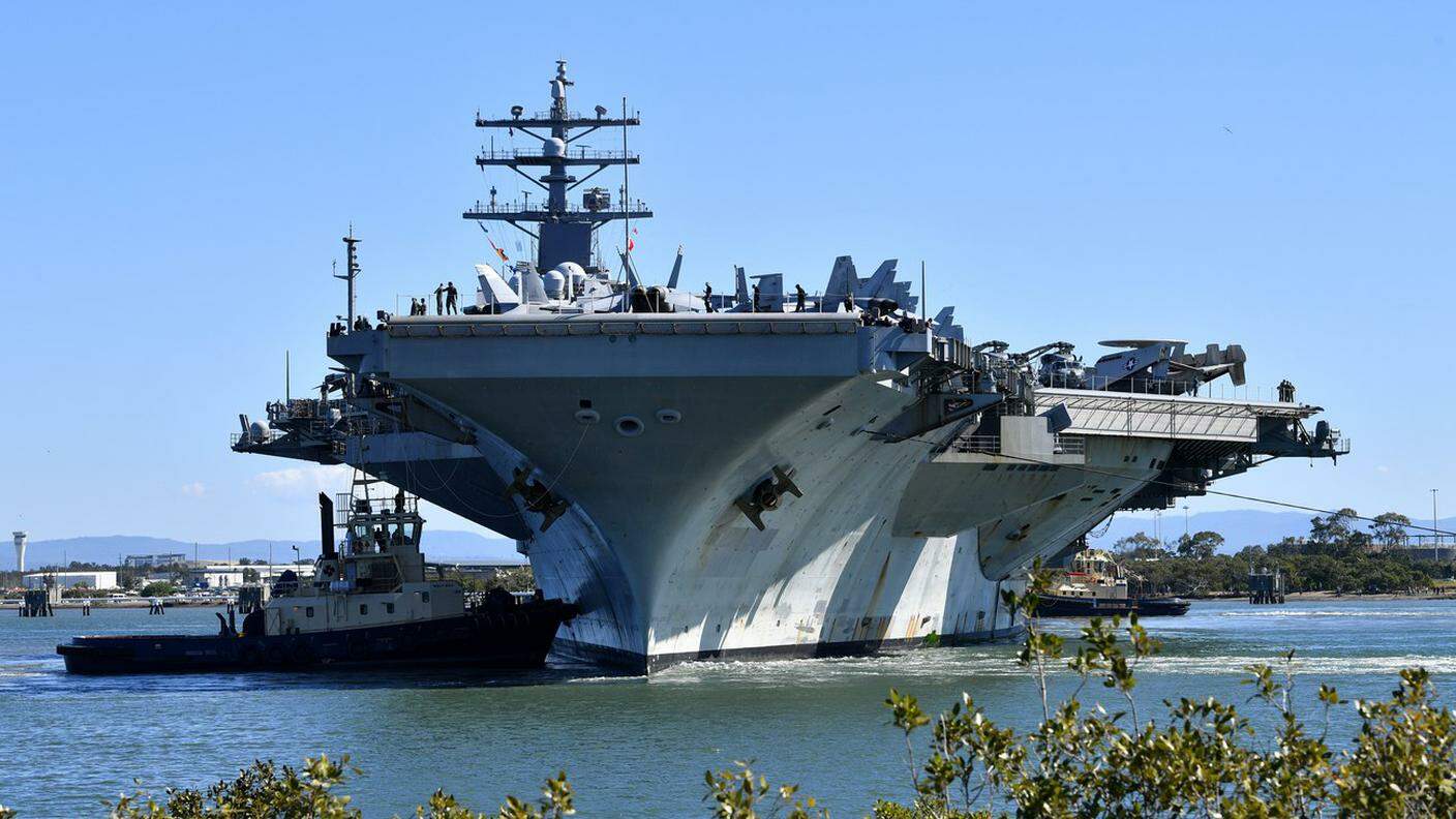 La USS Ronald Reagan ha lasciato la base di Yokosuka, in Giappone