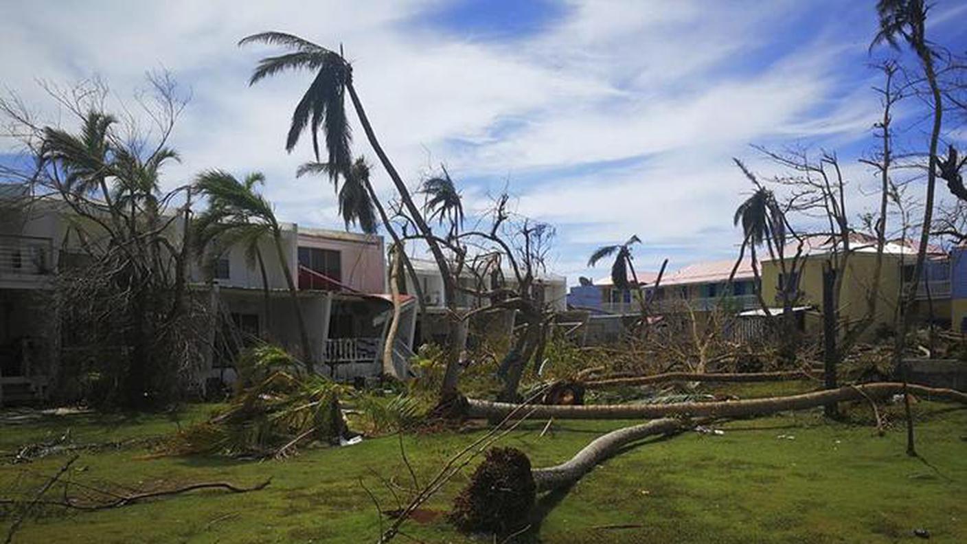 I danni provocati dal passaggio dell'uragano Irma