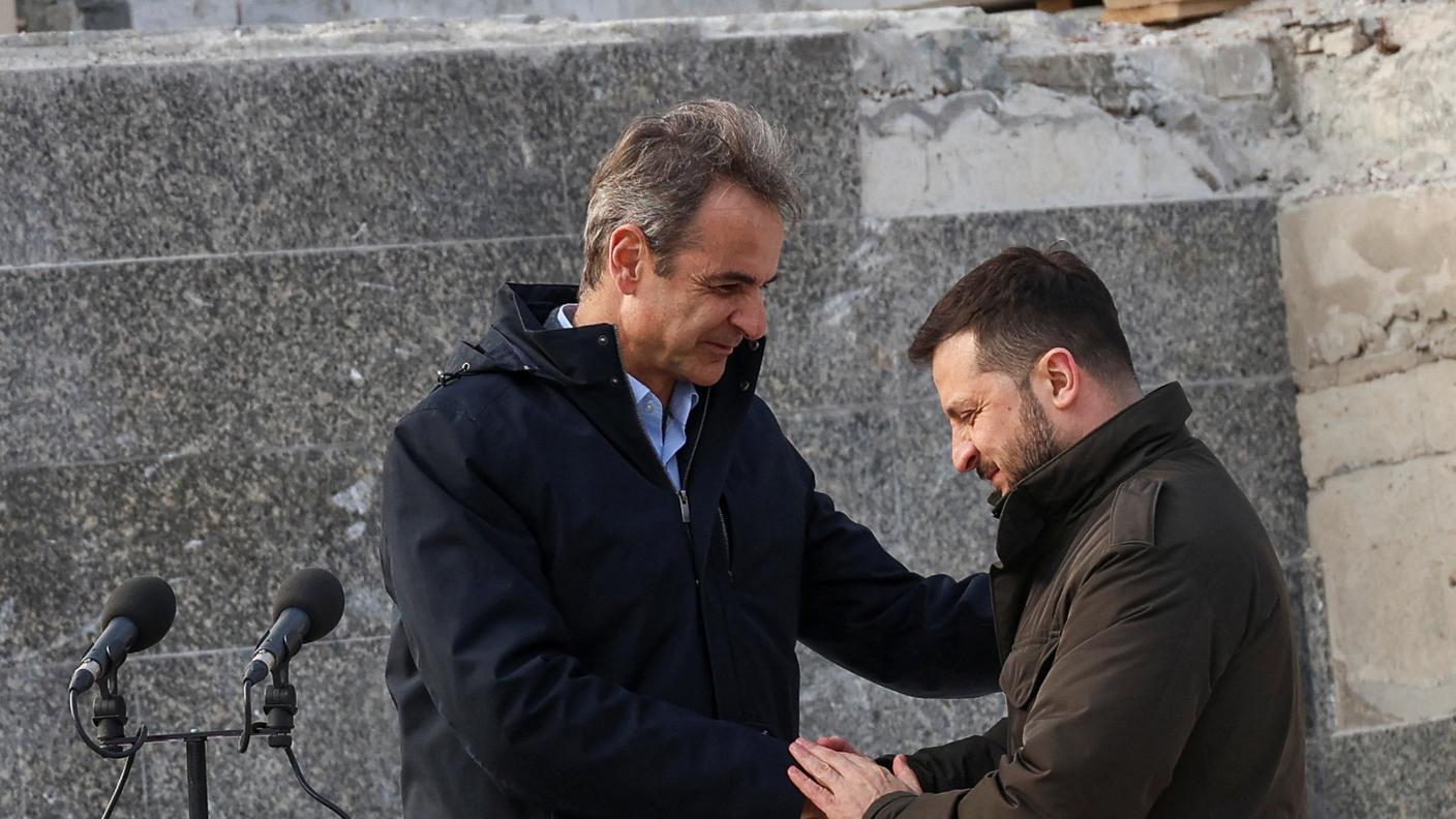 L'incontro tra i due leader mercoledì a Odessa.JPG