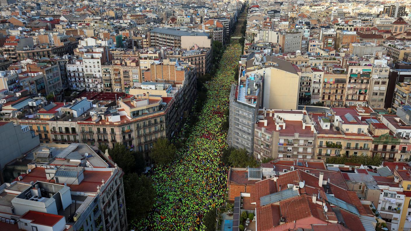 Si è celebrata la festa nazionale catalana