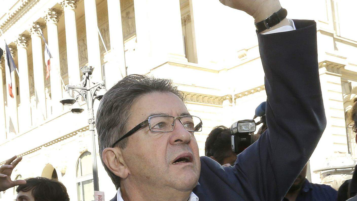 Il fondatore del Partito di Sinistra Jean-Luc Mélenchon