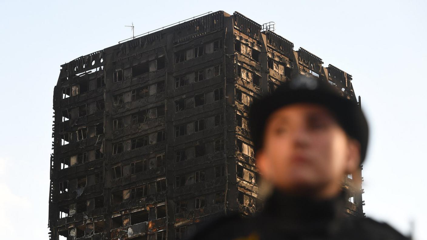 Grenfell Tower, quel che resta