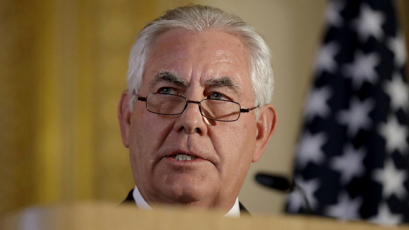 Il Segretario di Stato USA Rex Tillerson