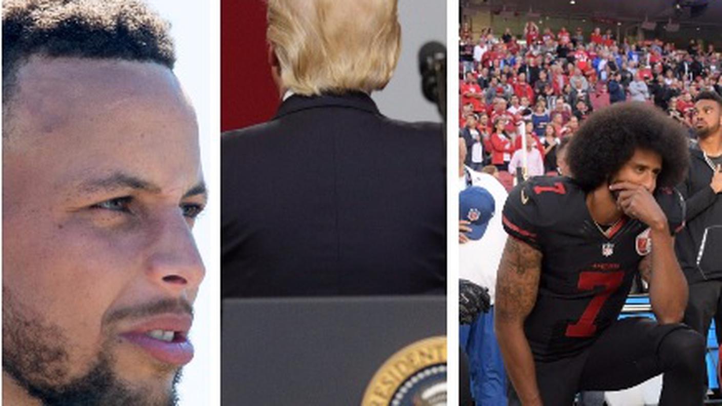 Curry, Trump e Kaepernick