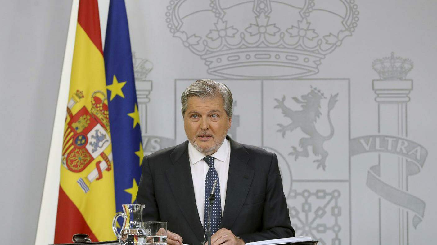 Il portavoce del Governo spagnolo Inigo Mendez de Vigo