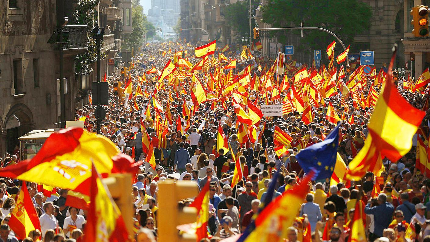 Il raduno è stato organizzato dalla Societat Civil Catalana