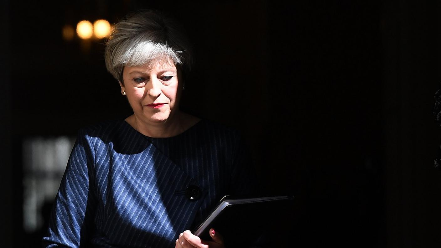 La prima ministra britannica Theresa May