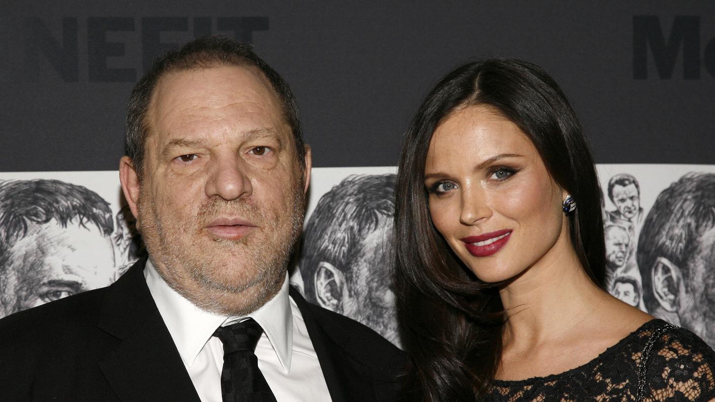 Harvey Weinstein insieme alla moglie, Georgina Chapman