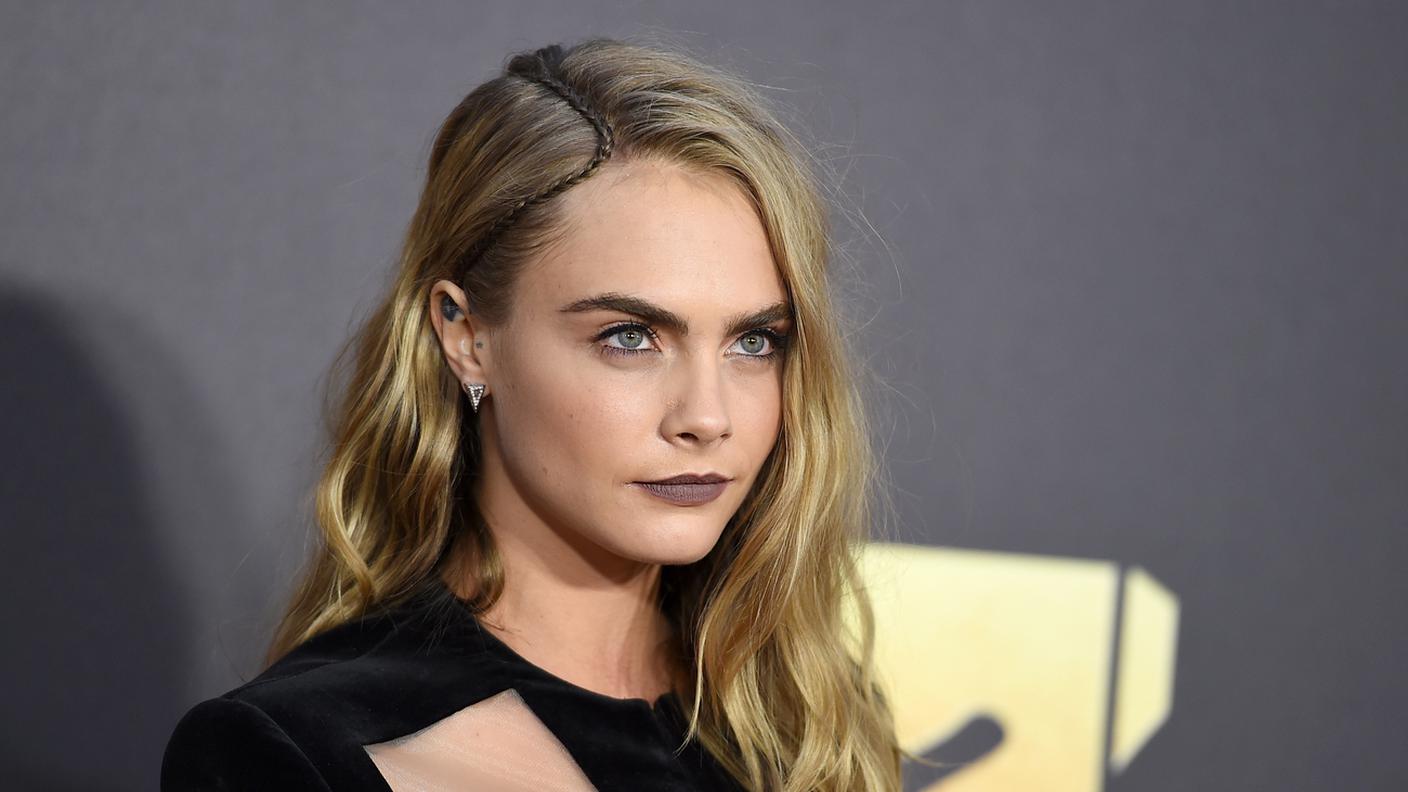 La top model e attrice Cara Delevingne