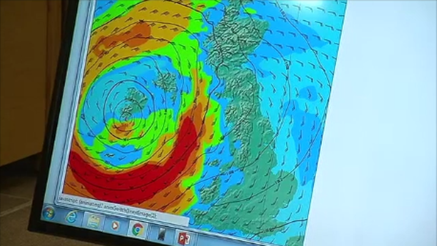 In Irlanda l'allerta è massima soprattutto per la giornata di lunedì