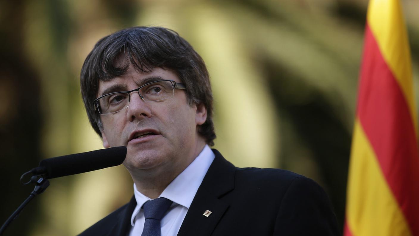 Il presidente catalano Carles Puigdemont