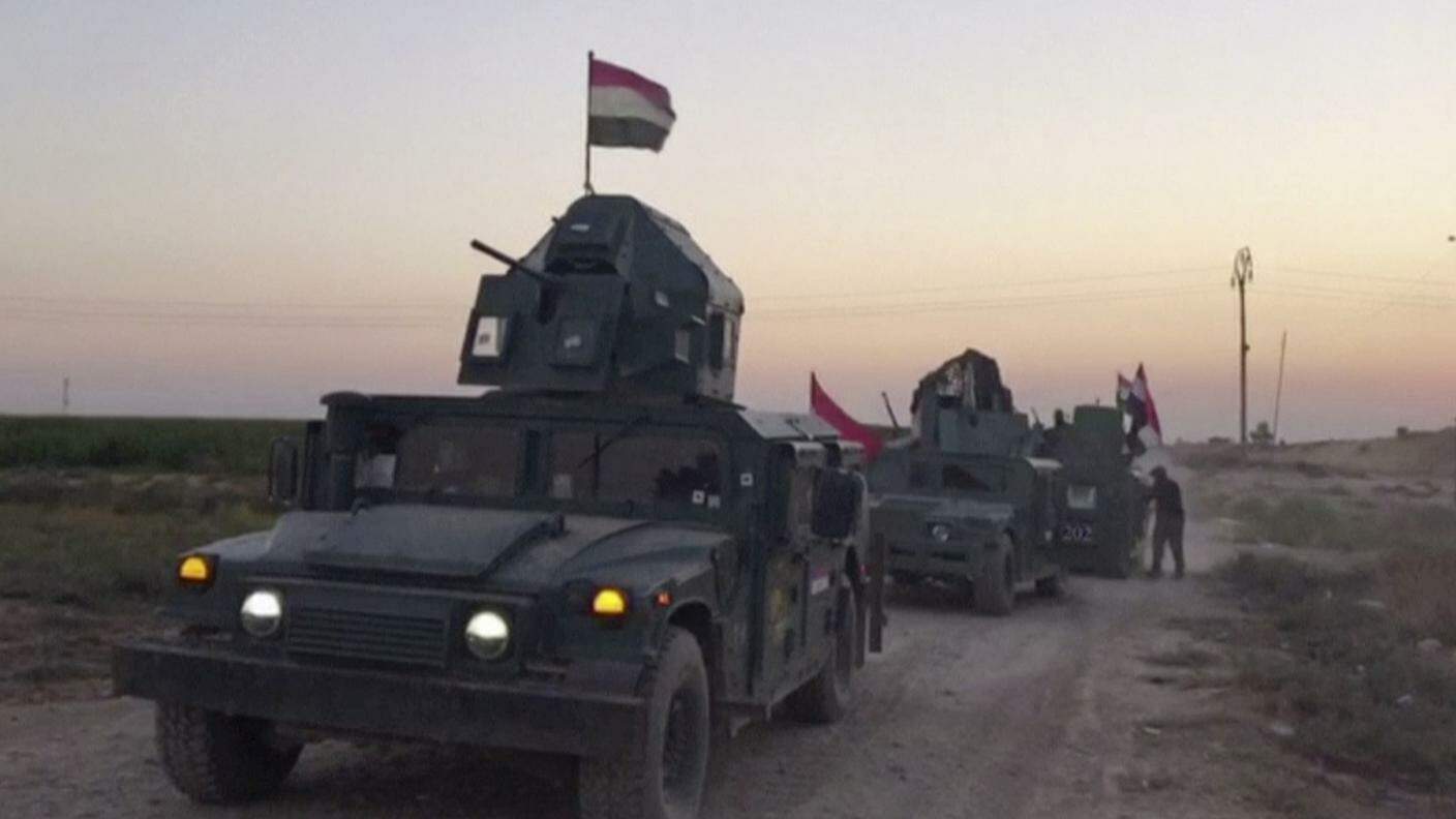 L'esercito iracheno all'attacco delle posizioni curde a Kirkuk