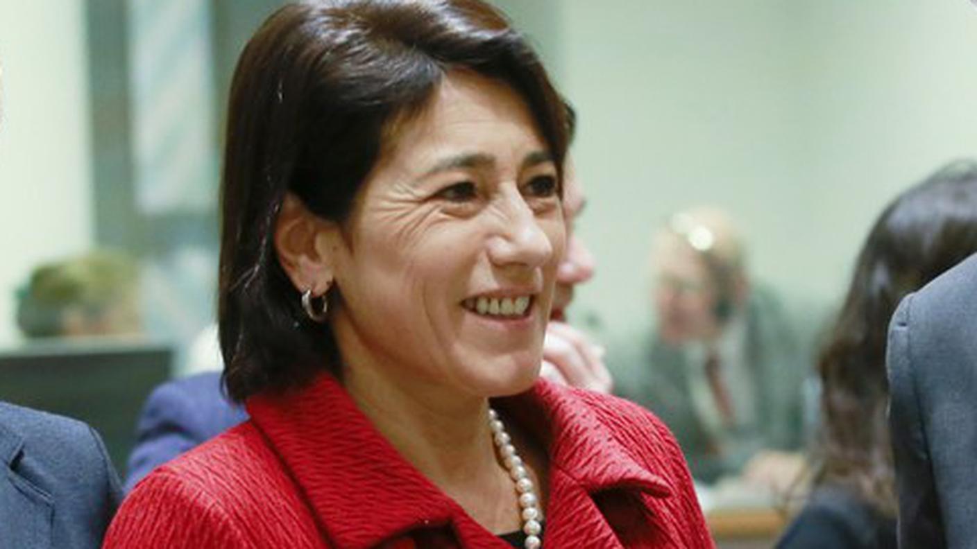 La ministra dell'interno portoghese Constança Urbano de Sousa
