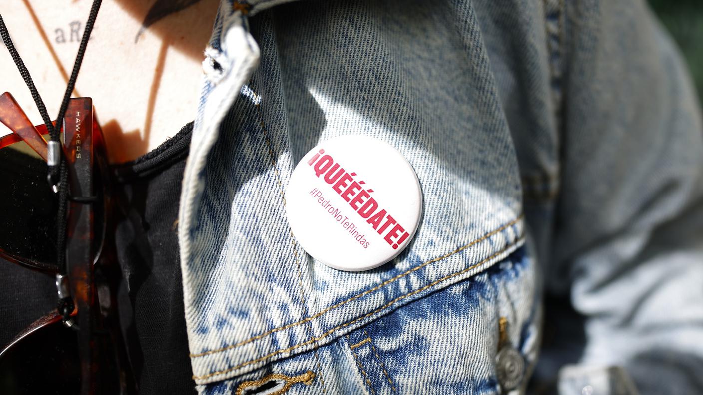 Manifestazione pro Sanchez