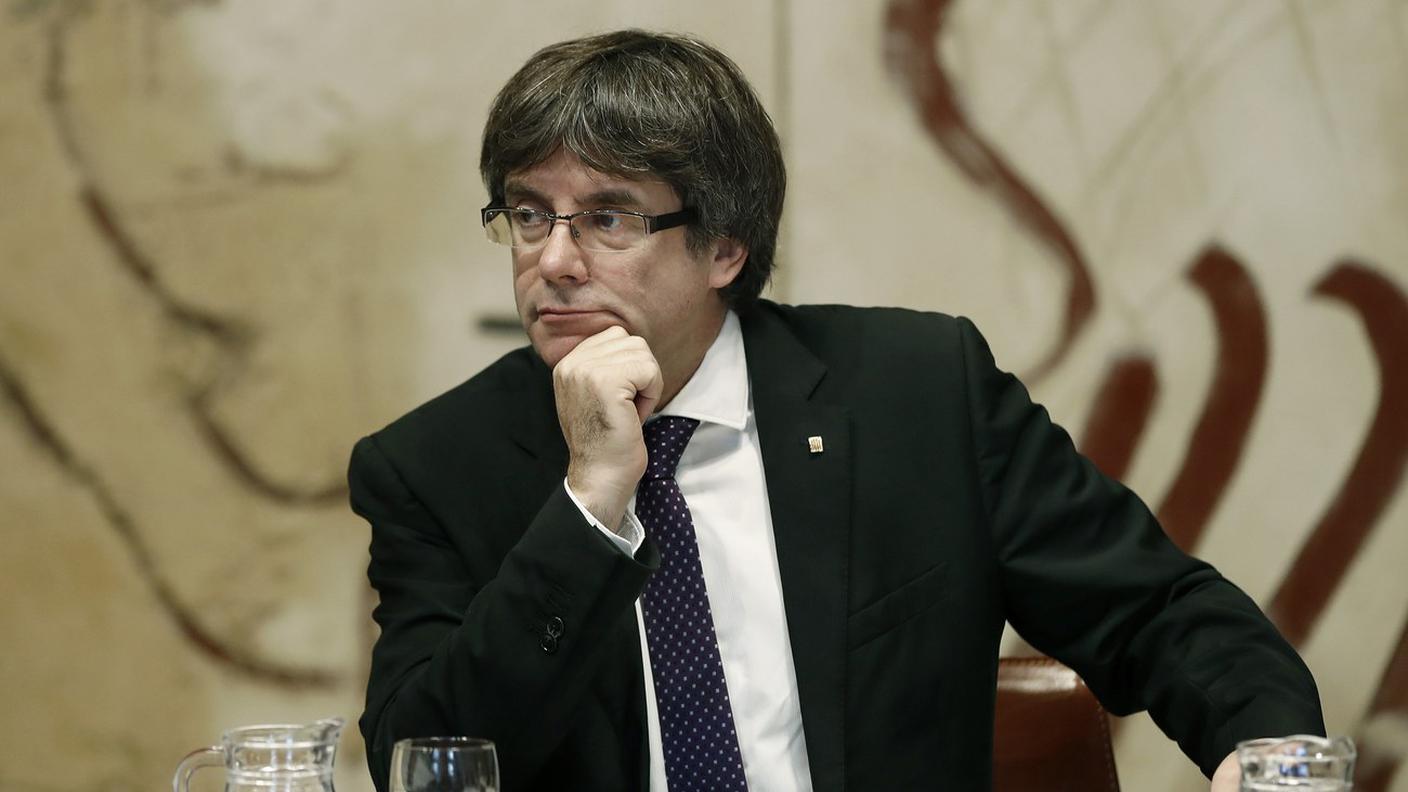 Il presidente catalano Carles Puigdemont