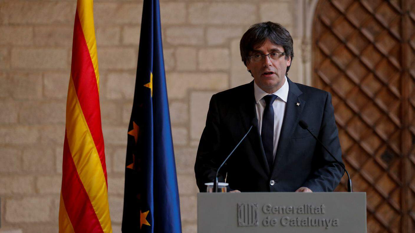 Il presidente catalano Puigdemont esclude il ricorso alle elezioni anticipate